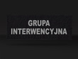 GRUPA INTERWENCYJNA emblemat odblaskowy