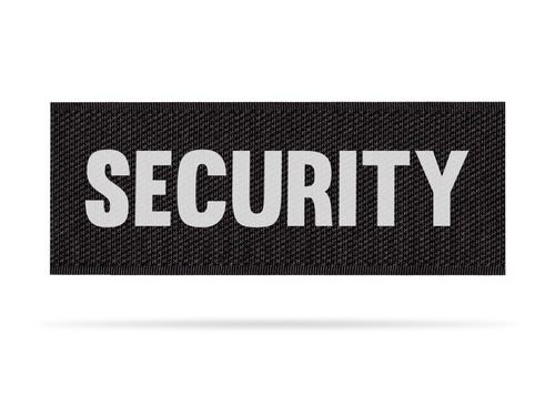 SECURITY emblemat odblaskowy