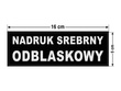 SŁUŻBA CELNO-SKARBOWA naszywka odblaskowa 16x5cm