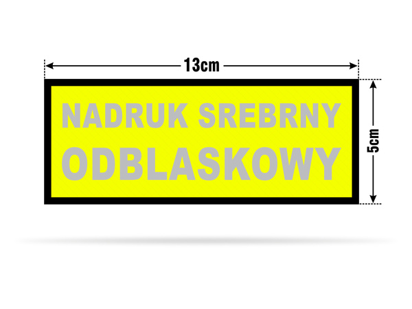 STRAŻ naszywka odblaskowa
