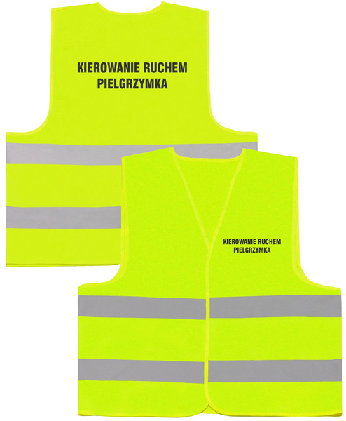 KIEROWANIE RUCHEM PIELGRZYMKA kamizelka odblaskowa