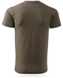 Brązowa męska koszulka T-shirt z własnym nadrukiem 