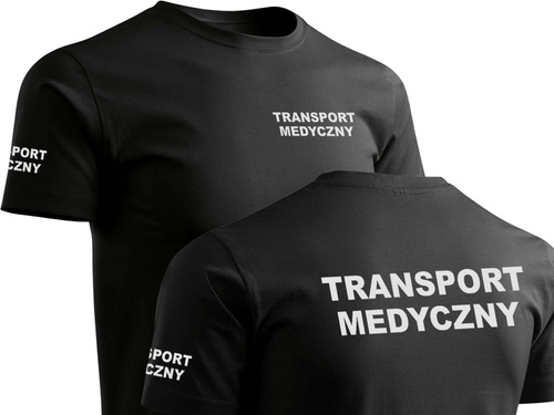TRANSPORT MEDYCZNY koszulka z nadrukiem