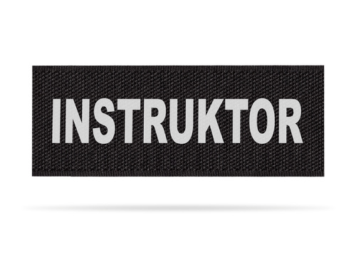 INSTRUKTOR emblemat odblaskowy