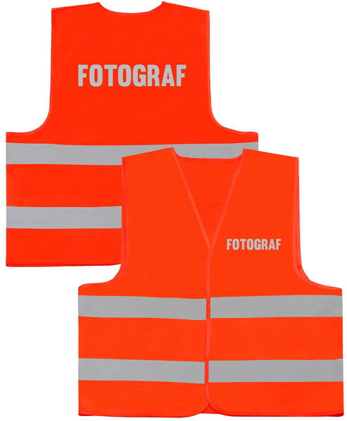 FOTOGRAF kamizelka odblaskowa