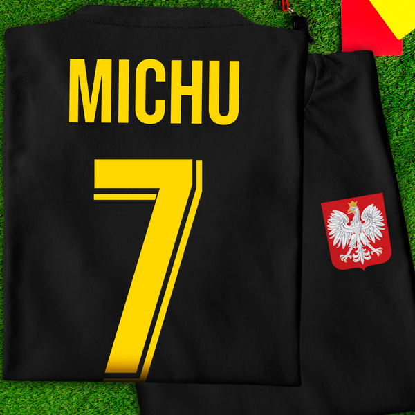 Bawełniana koszulka męska T-shirt z TWOIM NAPISEM I NUMEREM