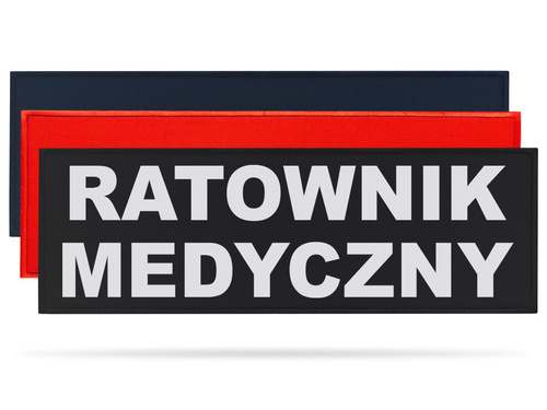RATOWNIK MEDYCZNY naszywka odblaskowa