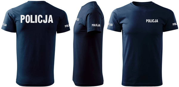 POLICJA koszulka z nadrukiem