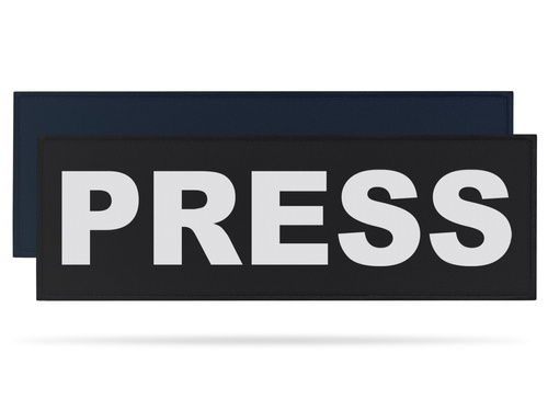 PRESS naszywka odblaskowa