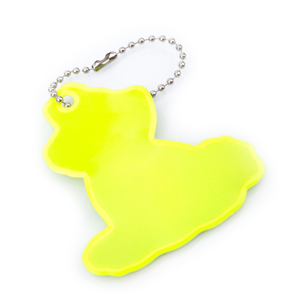 Zawieszka odblaskowa na łańcuszku - PIESEK