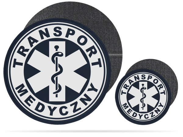 TRANSPORT MEDYCZNY zestaw emblematów odblaskowych