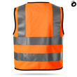 Zestaw kamizelek odblaskowych dla dzieci pomarańczowych 104 - 128 cm / 5 sztuk
