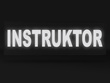 INSTRUKTOR naszywka odblaskowa