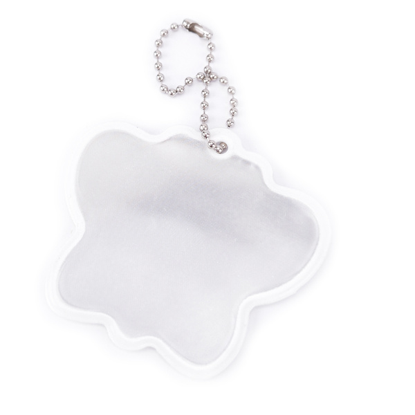 Zawieszka odblaskowa na łańcuszku - MOTYLEK