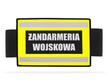 Odblaskowa opaska szybkiego rozpoznania nadruk ŻANDARMERIA WOJSKOWA