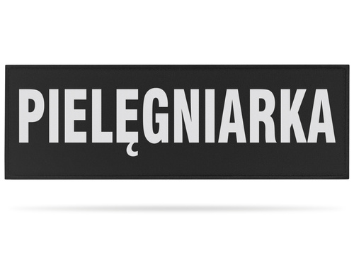 PIELĘGNIARKA naszywka odblaskowa