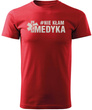 Koszulka T-shirt wzór odblaskowy #NIE KŁAM MEDYKA 