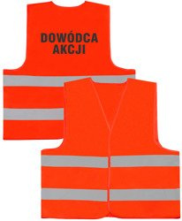 DOWÓDCA AKCJI kamizelka odblaskowa