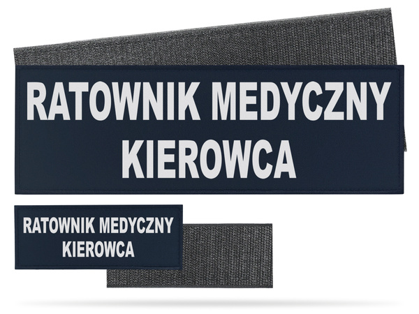 RATOWNIK MEDYCZNY KIEROWCA zestaw emblematów 
