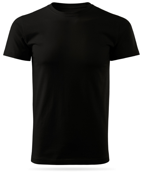 Czarna męska koszulka T-shirt z własnym nadrukiem 