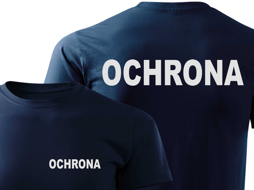OCHRONA koszulka z nadrukiem