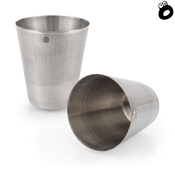 Zestaw imprezowy smycz odblaskowa POMARAŃCZOWA z kieliszkiem metalowym