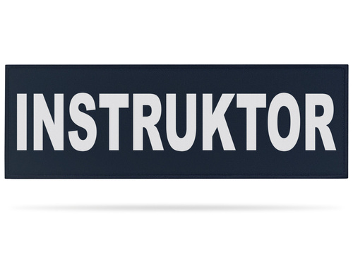 INSTRUKTOR naszywka odblaskowa 