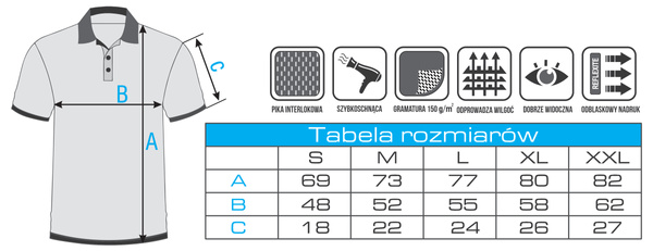 Koszulka termoaktywna polo POLICJA