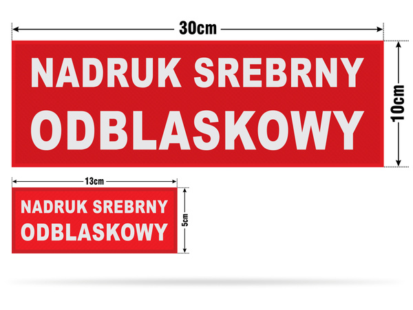 KOORDYNATOR MEDYCZNY MEDICAL COORDINATOR zestaw naszywek odblaskowych
