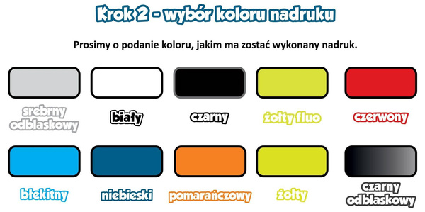 Kamizelka odblaskowa z własnym napisem lub logo