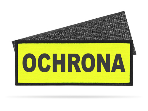OCHRONA naszywka odblaskowa