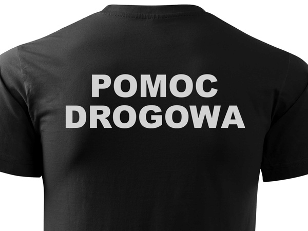 POMOC DROGOWA koszulka z nadrukiem