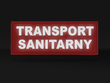 TRANSPORT SANITARNY naszywka odblaskowa