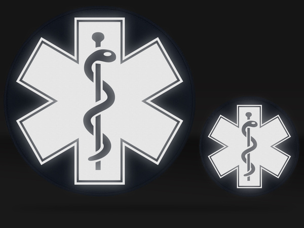 ESKULAP zestaw emblematów odblaskowych
