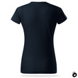 Damska koszulka bawełniana T-shirt - kolor granatowy