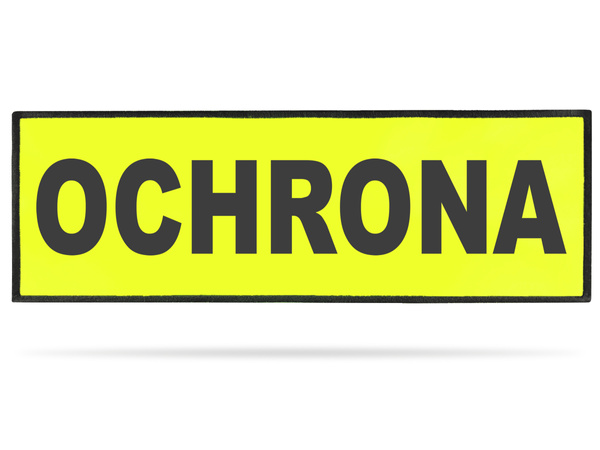 OCHRONA naszywka odblaskowa