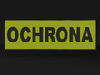 OCHRONA naszywka odblaskowa
