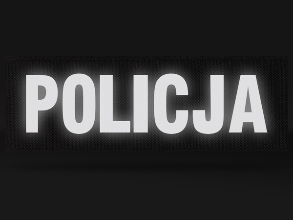 POLICJA emblemat odblaskowy