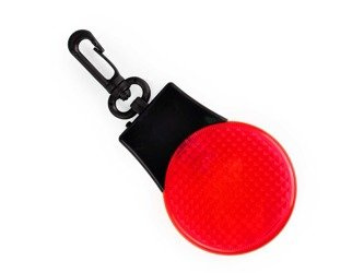 Zawieszka odblaskowa twarda – LED czerwona