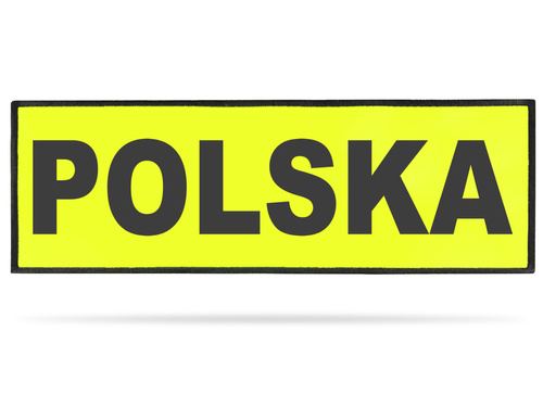 POLSKA naszywka odblaskowa