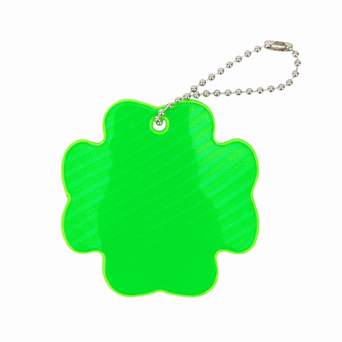 Zawieszka odblaskowa na łańcuszku - KONICZYNKA ZIELONA