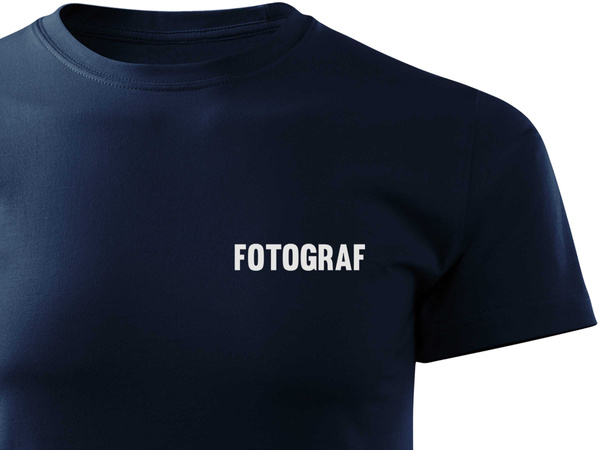 FOTOGRAF koszulka z nadrukiem