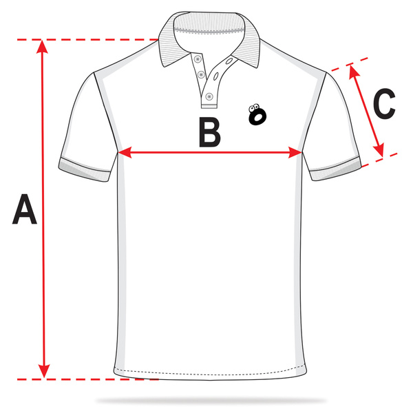 Zestaw 3 sztuk męskich koszulek bawełnianych polo - kolor granatowy
