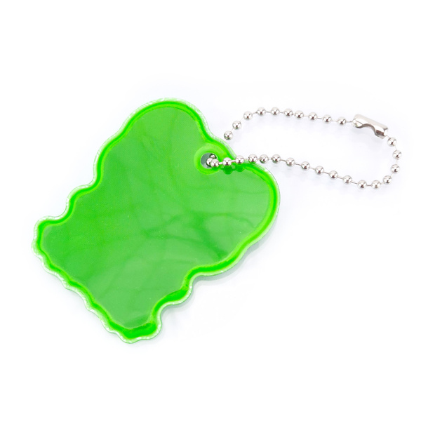 Zawieszka odblaskowa na łańcuszku - ŻABKA