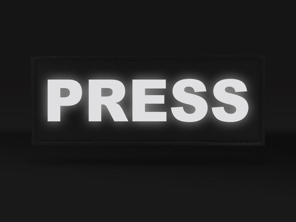 PRESS naszywka odblaskowa