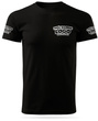 Czarna męska koszulka T-shirt z własnym nadrukiem 