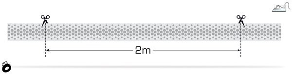 Odblaskowa taśma do wprasowania srebrna w kropki 2,5 cm / 2 mb.