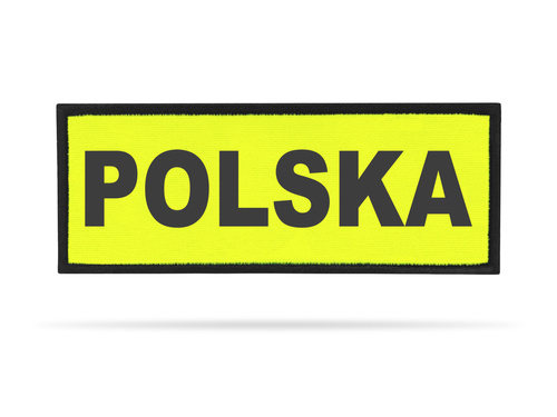 POLSKA naszywka odblaskowa