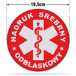 RATOWNICTWO MEDYCZNE naszywka odblaskowa + eskulap