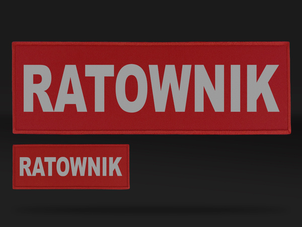 RATOWNIK zestaw naszywek odblaskowych